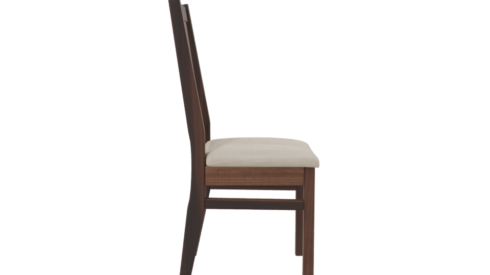 Modern Wooden Chair 3D Model - Professional 3D Model Render 8