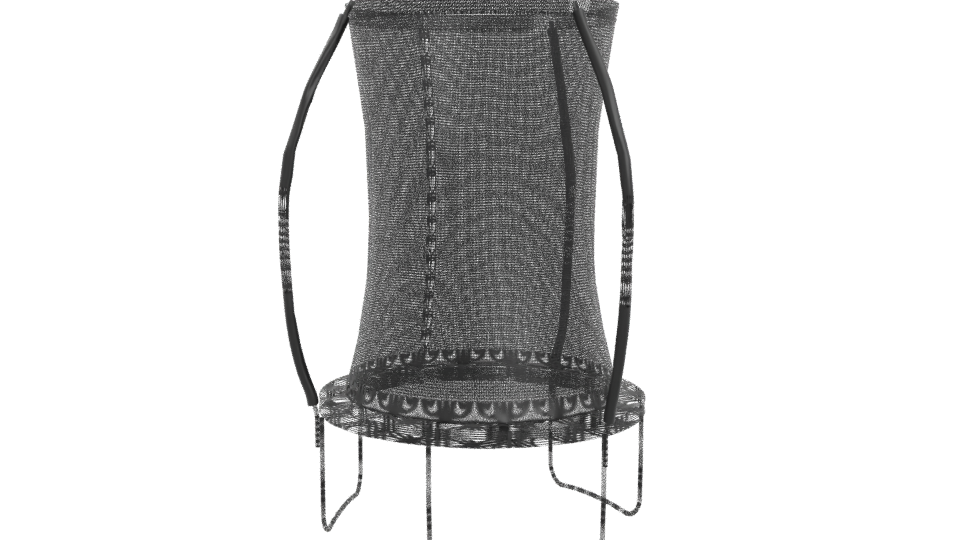 Stylish Modern Trash Can 3D - Professional 3D Model Render 4