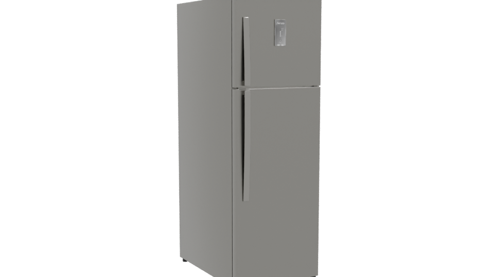 Sleek Stainless Steel Refrigerator 3D Model - Professional 3D Model Render 10
