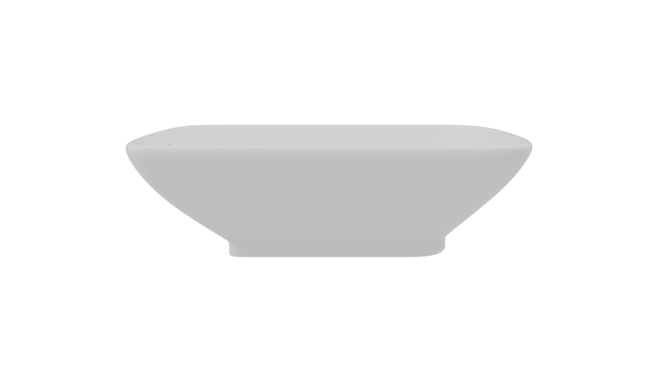 Minimalist White Basin 3D Model - Professional 3D Model Render 8