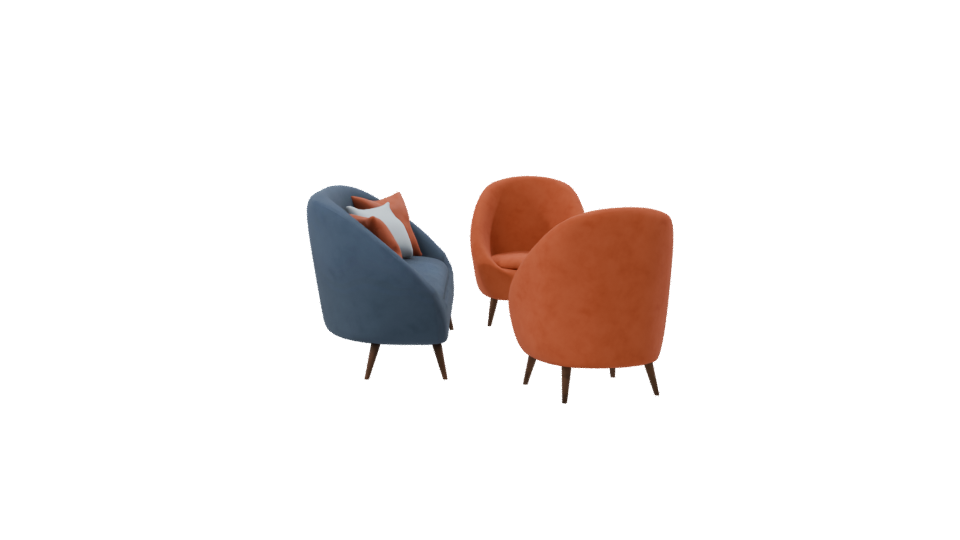 Stylish Modern Sofa Set 3D - Professional 3D Model Render 8