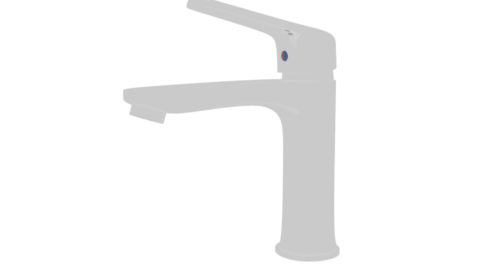 Sleek Modern Faucet Model 3D - Professional 3D Model Render 4