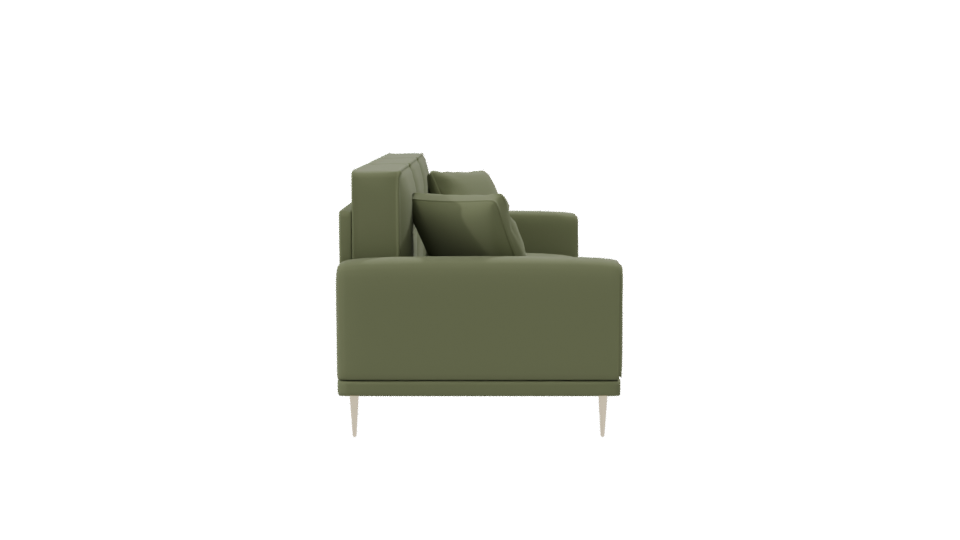 Modern Green Sofa 3D Model - Professional 3D Model Render 8