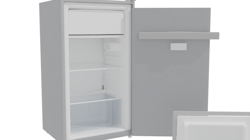 Stylish Residential Refrigerator Model - Professional 3D Model Render 10