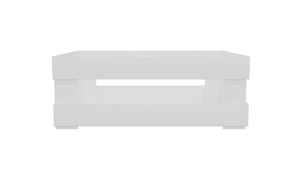 Stylish Wooden Crate Model - Professional 3D Model Render 5