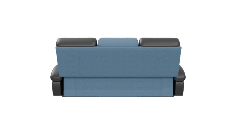 Elegant Modern Reclining Sofa 3D - Professional 3D Model Render 5