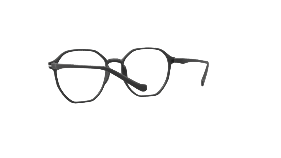 Stylish Modern Glasses 3D Model - Professional 3D Model Render 4