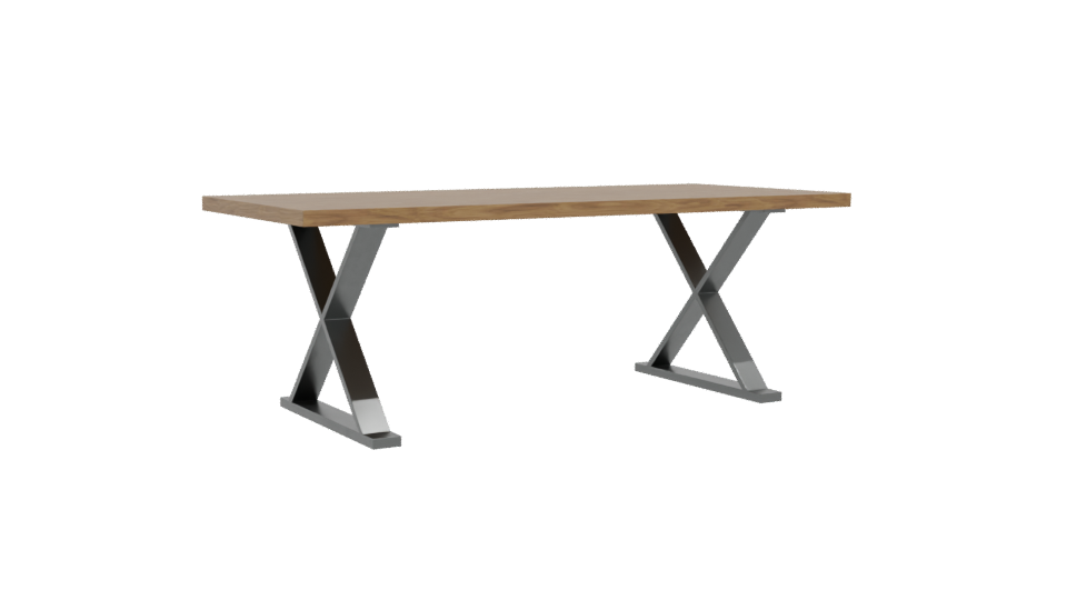 Stylish Modern Dining Table 3D - Professional 3D Model Render 4