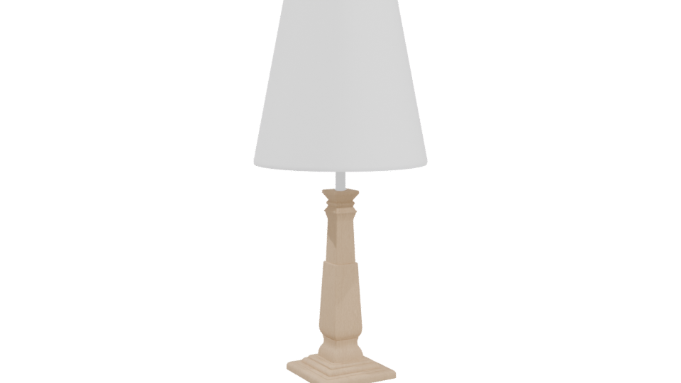 Elegant Table Lamp 3D Model - Professional 3D Model Render 4