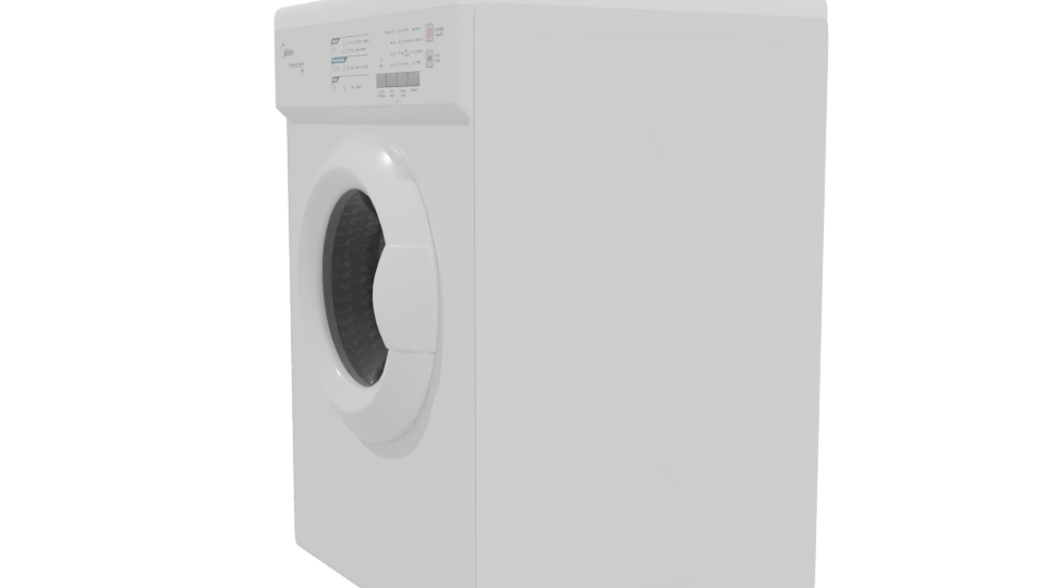 Sleek Modern Plastic Trash Bin 3D Model - Professional 3D Model Render 4