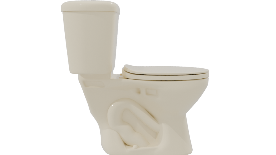 Stylish Bathroom Toilet Model 3D - Professional 3D Model Render 8