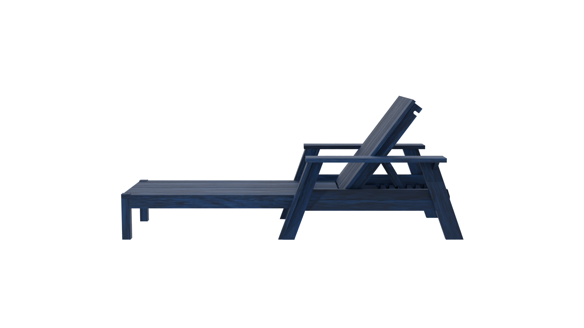 Stylish Outdoor Lounge Chair 3D - Professional 3D Model Render 2