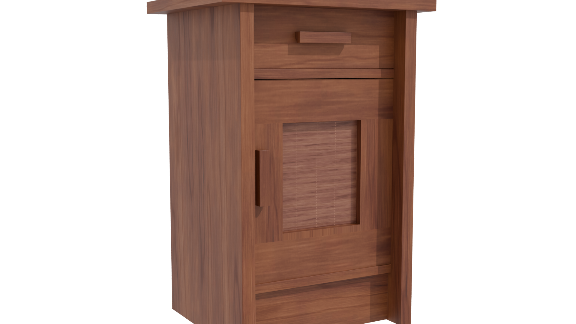 Elegant Wooden Console Table 3D - Professional 3D Model Render 10