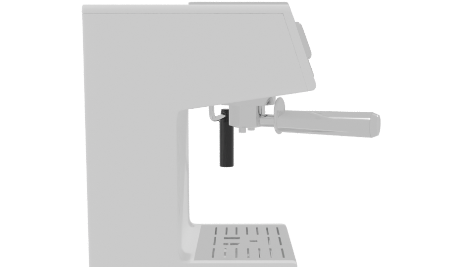 Sleek Espresso Machine Model 3D - Professional 3D Model Render 8