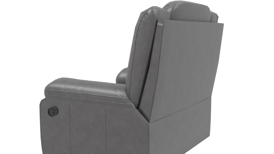 Stylish Reclining Chair Model - Professional 3D Model Render 3