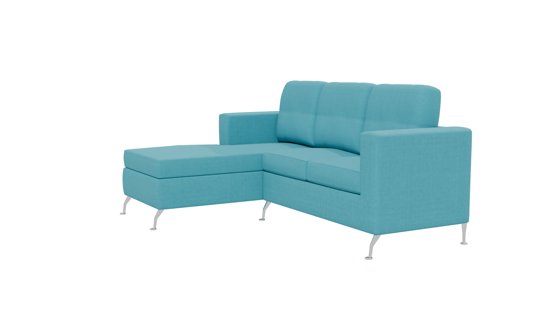 Left Corner Sectional Sofa 3D - Professional 3D Model Render 13