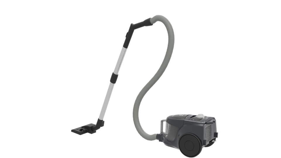 Compact Cylinder Vacuum Cleaner 3D - Professional 3D Model Render 12