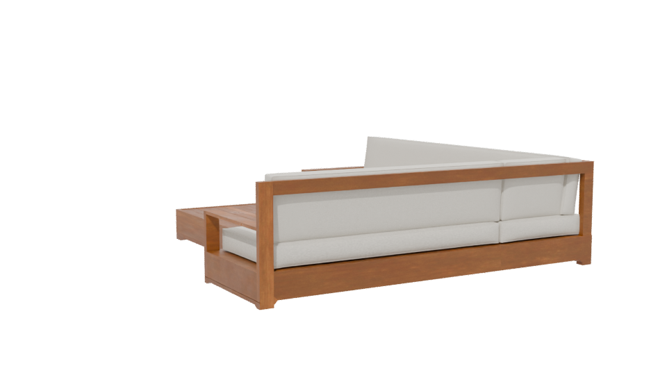 Contemporary Outdoor Sofa Set 3D - Professional 3D Model Render 13