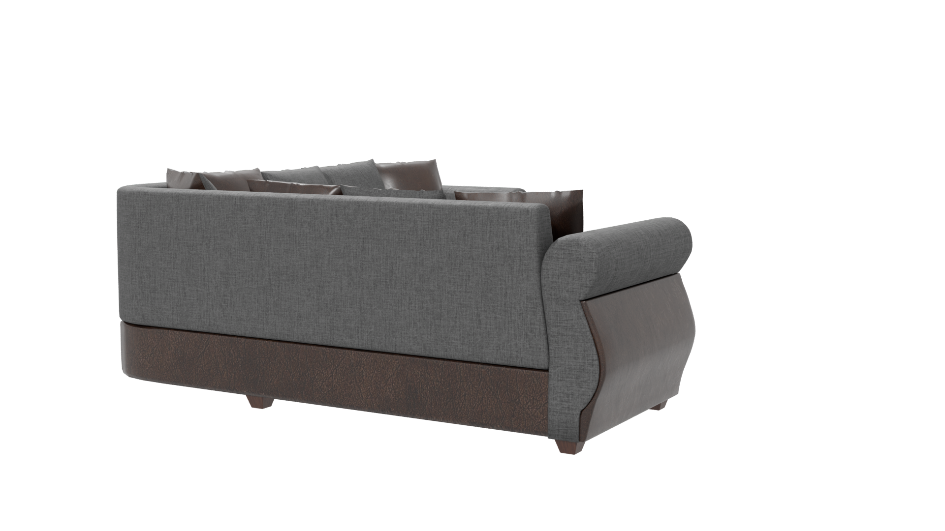 Elegant Modern Sectional Sofa 3D Model - Professional 3D Model Render 6