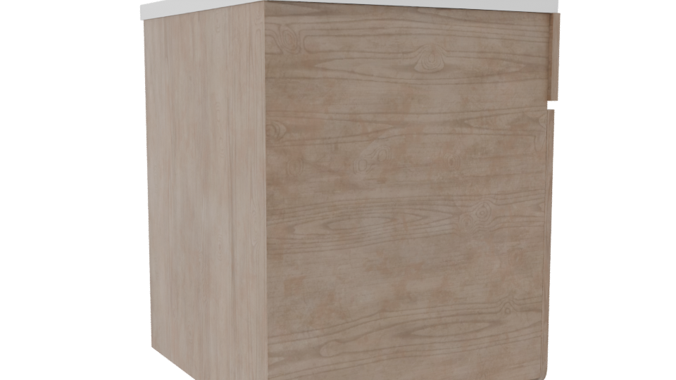Minimalist Wooden Storage Box 3D - Professional 3D Model Render 7