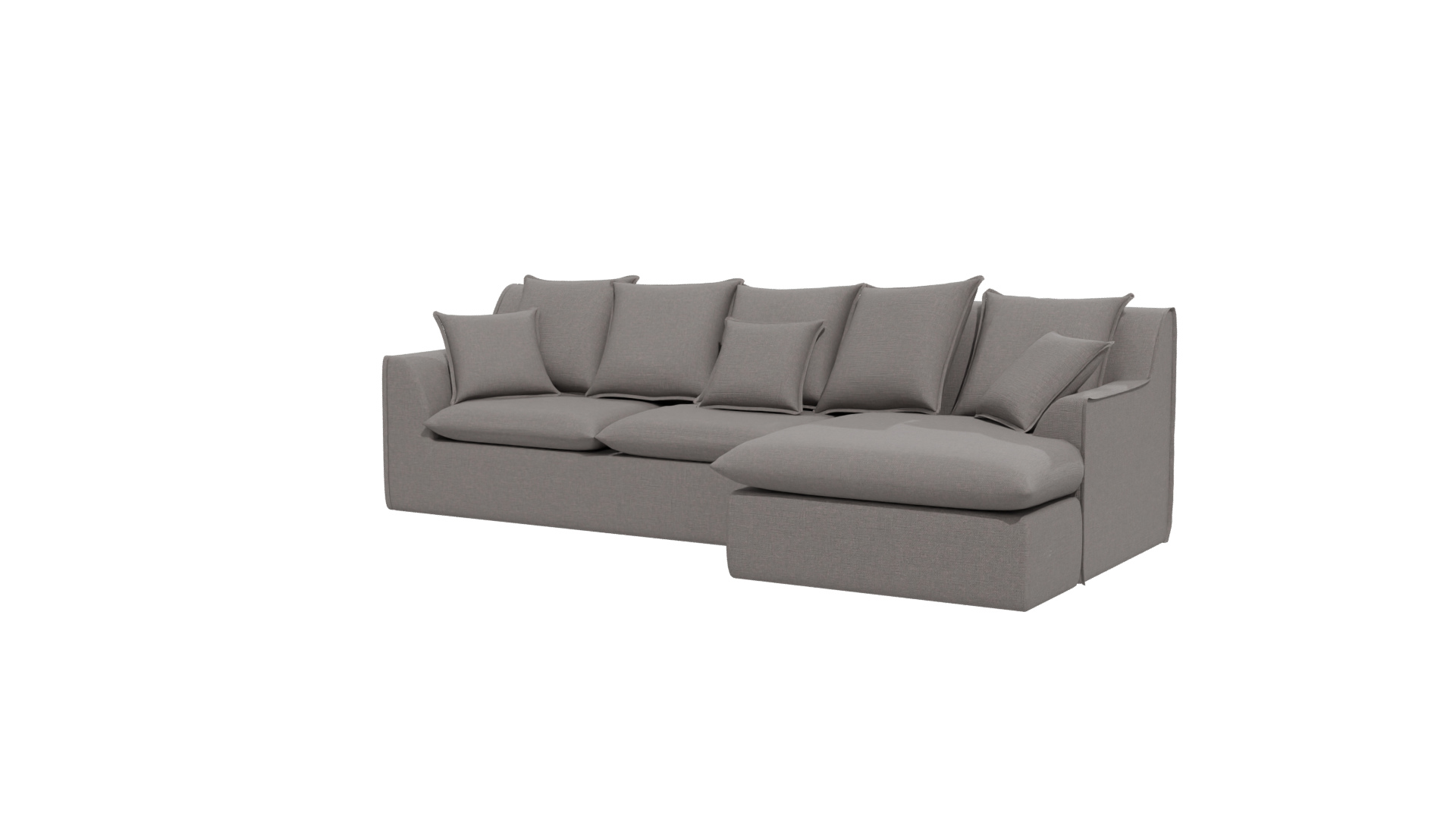 Modern Fabric Sofa 3D Model - Professional 3D Model Render 12