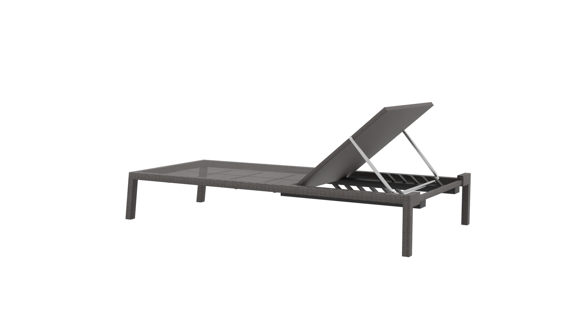 Stylish Outdoor Lounge Chair 3D - Professional 3D Model Render 3
