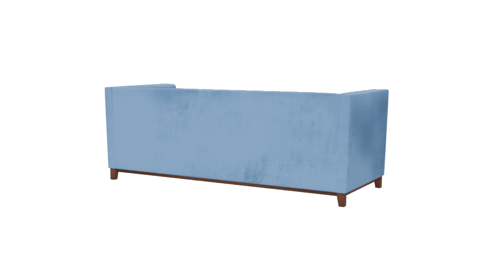 Sofá Roma 3C Velvet Sofa 3D - Professional 3D Model Render 6