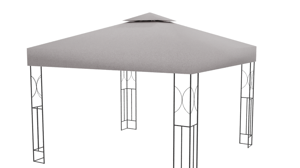 Stylish Outdoor Canopy Tent 3D - Professional 3D Model Render 12