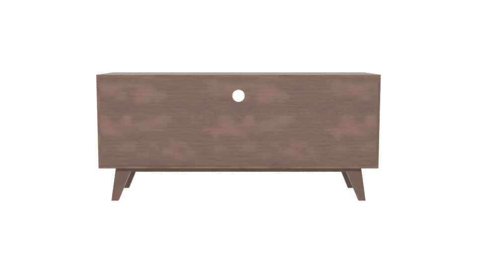 Stylish Wooden Entertainment Center 3D - Professional 3D Model Render 5