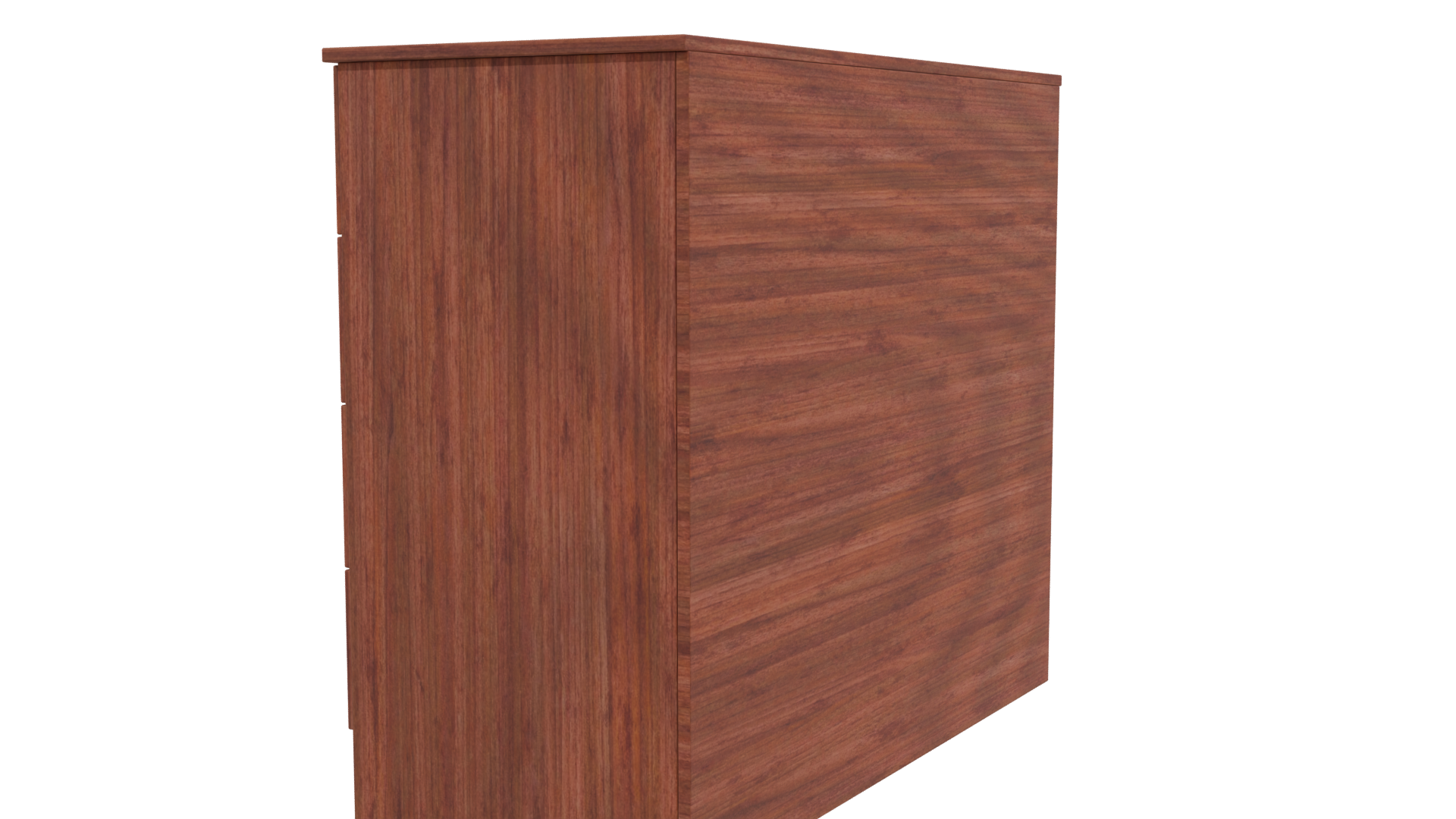 Wooden Modern 8-Drawer Dresser - Professional 3D Model Render 3
