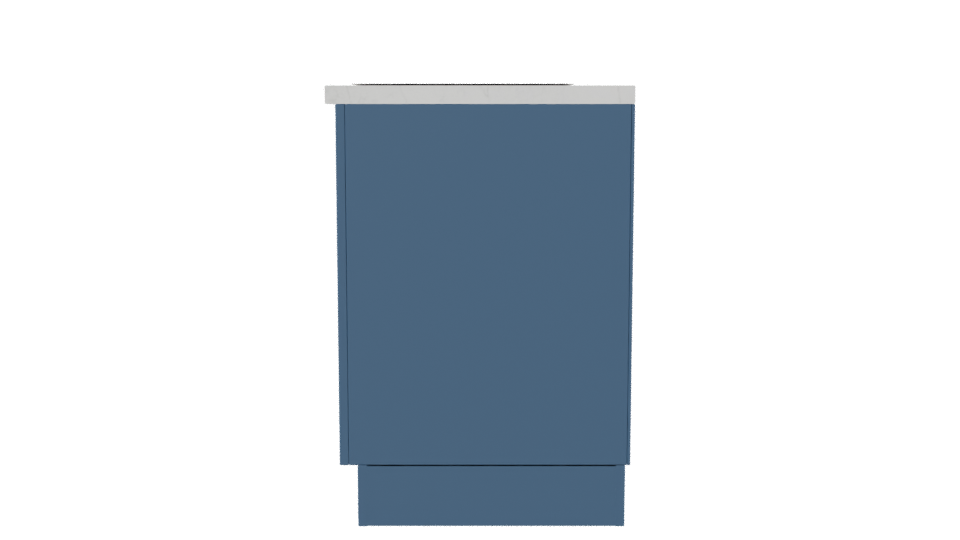 Contemporary Kitchen Island 3D Model - Professional 3D Model Render 2