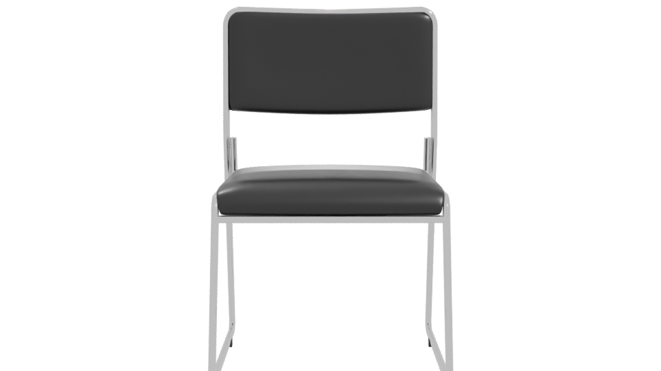 Stylish Metal Frame Chair 3D - Professional 3D Model Render 11