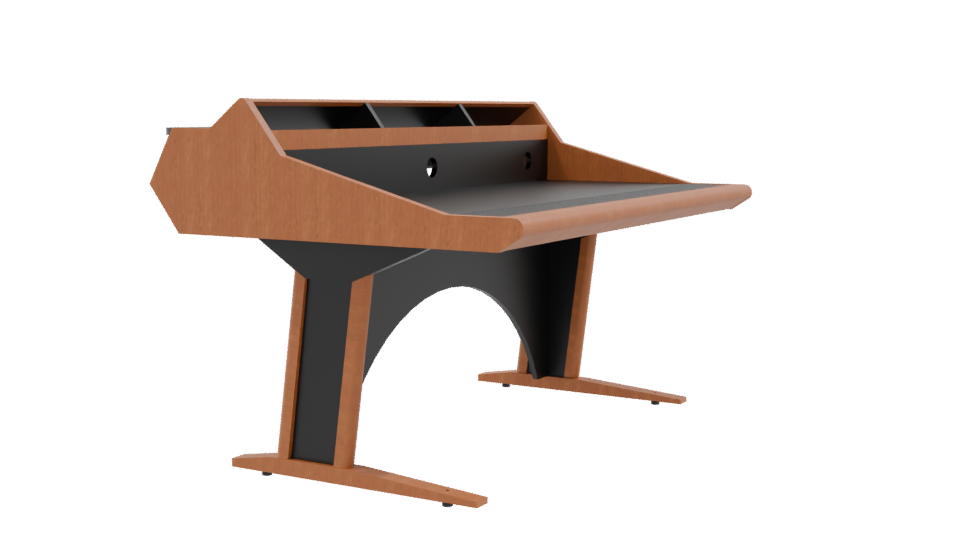 Stylish Office Desk 3D Model - Professional 3D Model Render 9