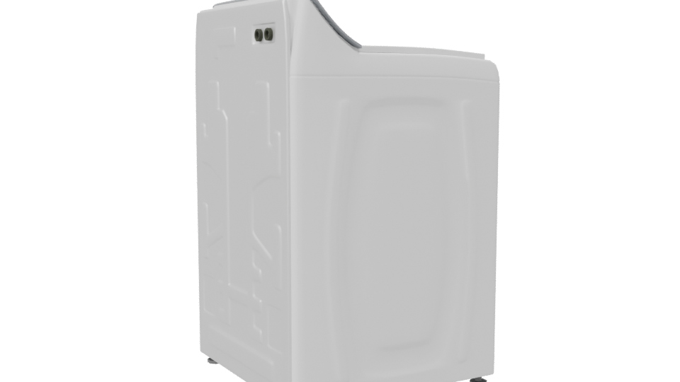 Stylish Top-Loading Washing Machine 3D - Professional 3D Model Render 7