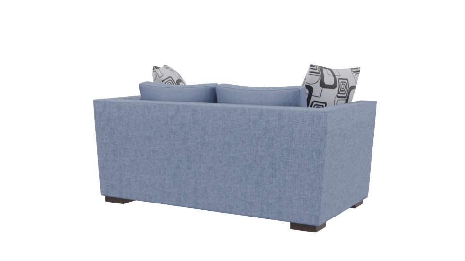 Stylish Fabric Sofa Model 3D - Professional 3D Model Render 3