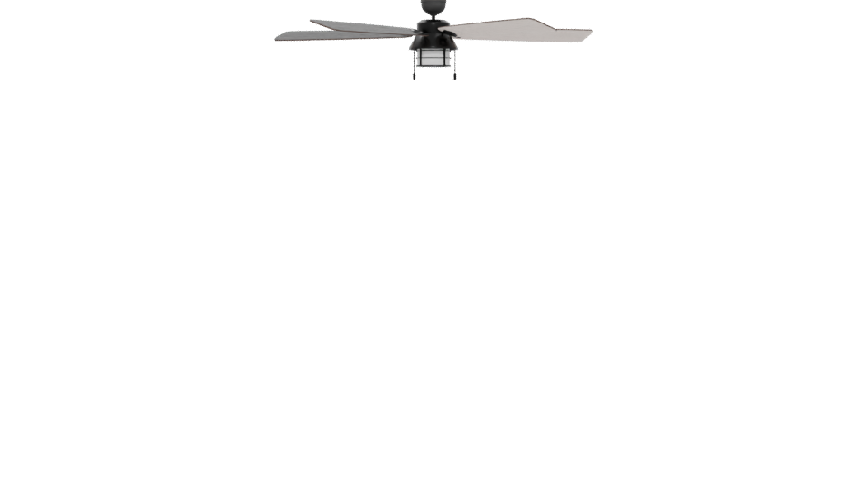 Contemporary Ceiling Fan 3D Model - Professional 3D Model Render 5