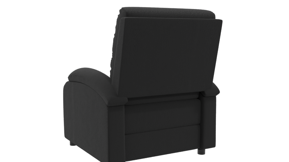 Stylish Reclining Chair 3D Model - Professional 3D Model Render 4