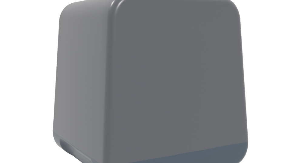 Compact Modern Air Fryer Model - Professional 3D Model Render 4