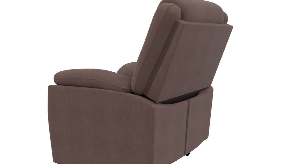 Stylish Reclining Armchair 3D - Professional 3D Model Render 3