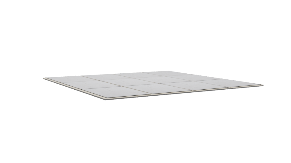 Elegant White Tile Floor 3D - Professional 3D Model Render 10