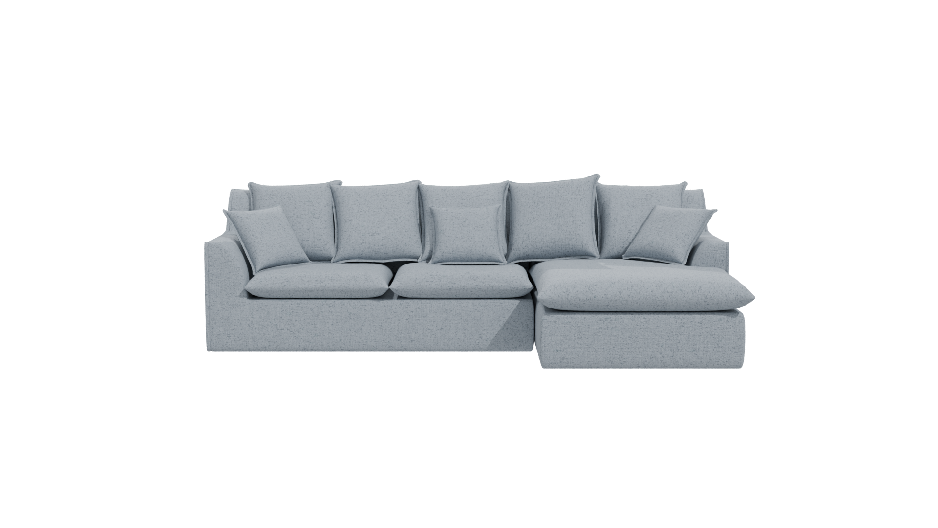 Cozy Modern Sectional Sofa 3D - Professional 3D Model Render 11