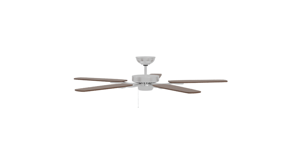 Modern Ceiling Fan 3D Model - Professional 3D Model Render 4