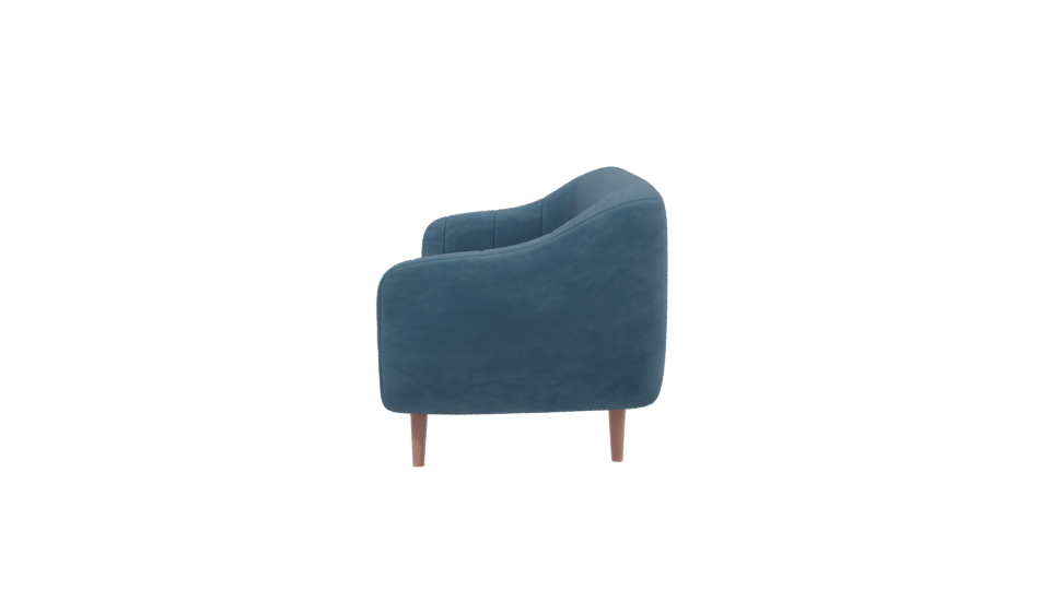 Elegant Modern Sofa 3D Model - Professional 3D Model Render 2