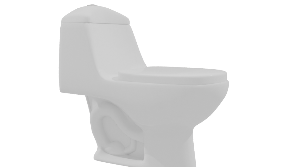 Modern Toilet 3D Model - Professional 3D Model Render 9