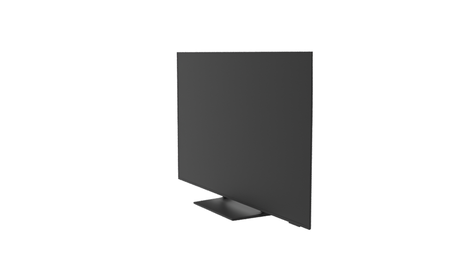 Sleek 4K LED TV Model - Professional 3D Model Render 13