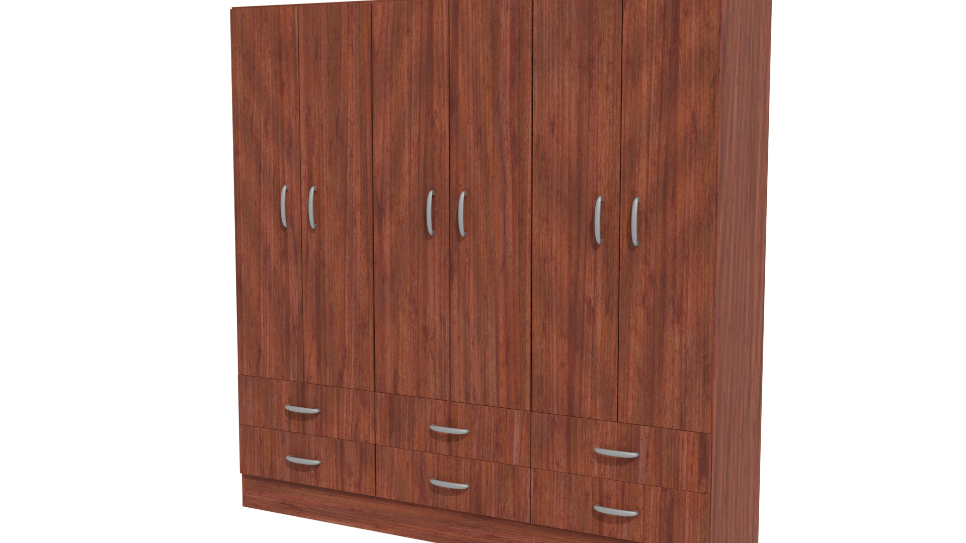 Elegant Wooden Cabinet 3D Model - Professional 3D Model Render 12