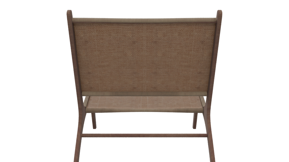 Stylish Minimalist Lounge Chair 3D - Professional 3D Model Render 5