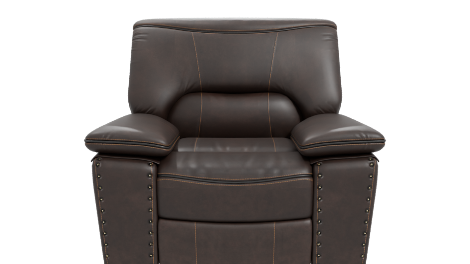 Luxurious Leather Recliner 3D Model - Professional 3D Model Render 11