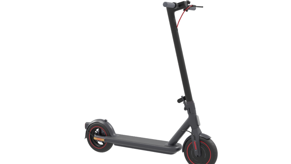 Sleek Electric Scooter Model - Professional 3D Model Render 9