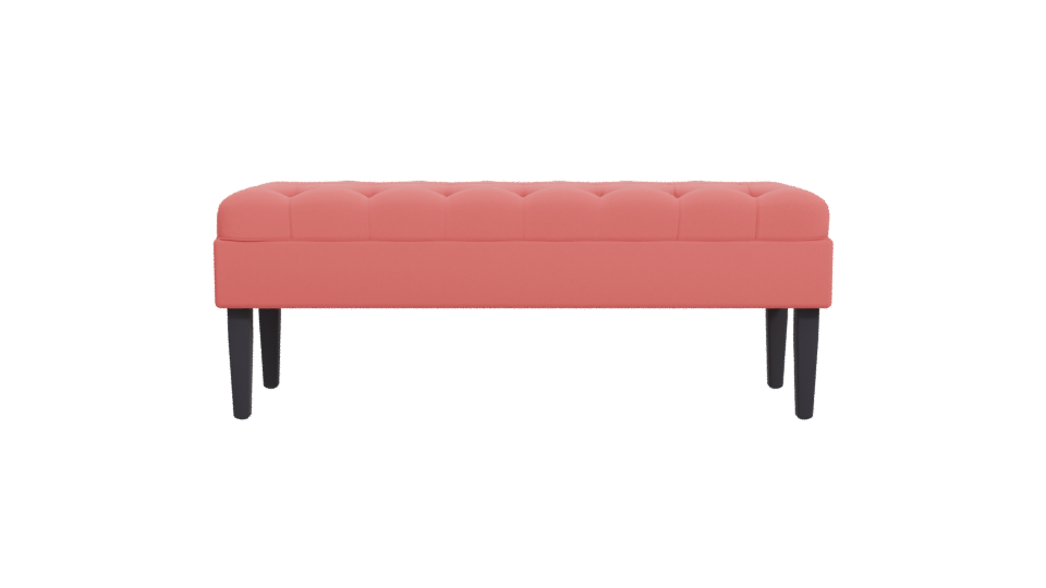 Stylish Upholstered Bench Model 3D - Professional 3D Model Render 11